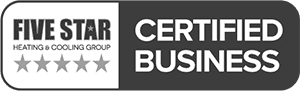 Five Star Heating & Cooling Group Certified Business